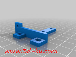 3D打印模型半月风扇支架的图片