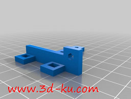 3D打印模型半月风扇支架的图片