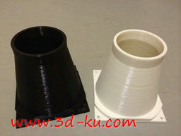 3D打印模型风扇导气管口的图片