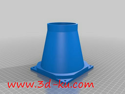 3D打印模型风扇导气管口的图片