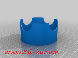 3D打印模型瑞光14-42的镜头遮光罩的图片