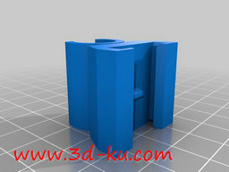 3D打印模型Nerf手电筒支架的图片