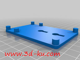 3D打印模型悬钩安装板2的图片