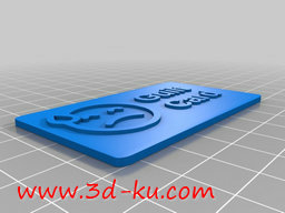 3D打印模型女性卡片的图片