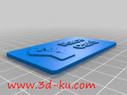 3D打印模型女性卡片的图片