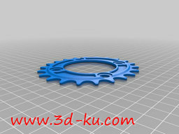 3D打印模型22T椭圆形的链环的图片