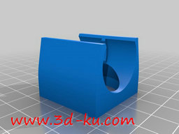 3D打印模型全金属挤压机风扇罩的图片