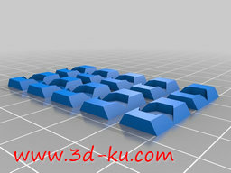 3D打印模型铝材T型 M4螺母的图片