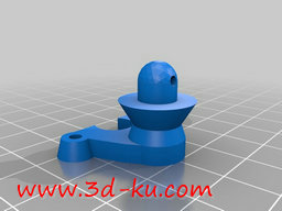 3D打印模型阿纳金赛车俱乐部舱盖锁的图片