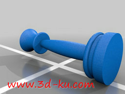 3D打印模型带刺的国际象棋的图片