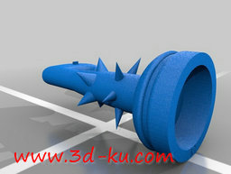 3D打印模型带刺的国际象棋的图片