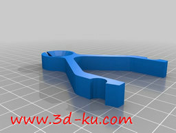 3D打印模型带对角槽的导丝工具的图片