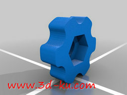 3D打印模型旋钮螺栓的图片