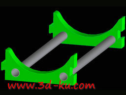 3D打印模型可堆叠瓶架的图片