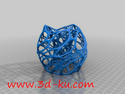 3D打印模型蜂窝造型的灯罩的图片