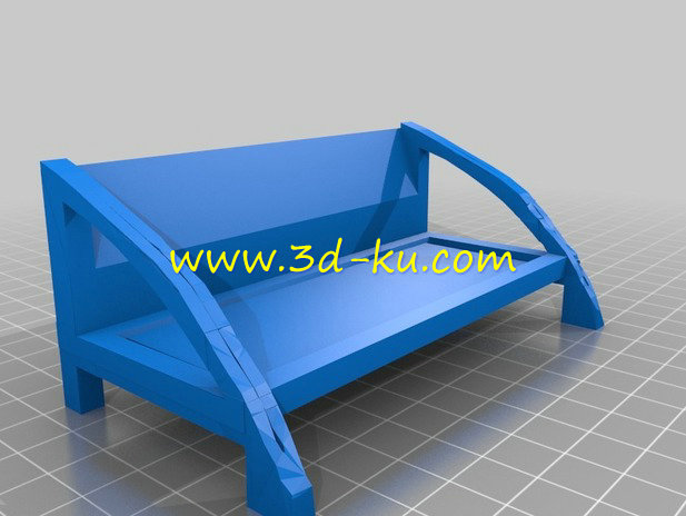 全套的厨柜桌椅家具模型的图片3
