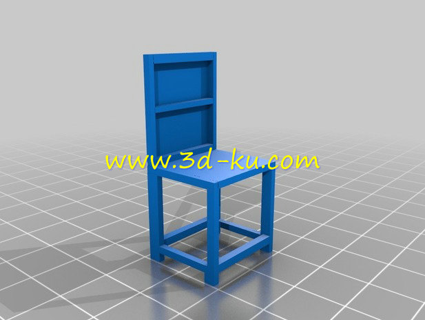 全套的厨柜桌椅家具模型的图片4