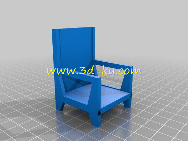 全套的厨柜桌椅家具模型的图片5