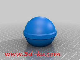 3D打印模型圆头的粉红色话筒的图片