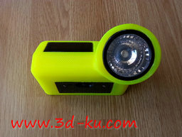 3D打印模型空调喇叭灯的图片