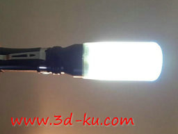 3D打印模型手电筒灯帽的图片