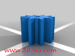 3D打印模型10齿齿轮的图片