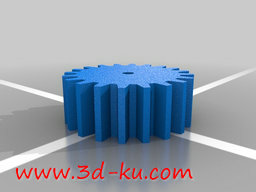 3D打印模型20齿齿轮的图片