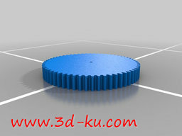 3D打印模型60齿齿轮的图片