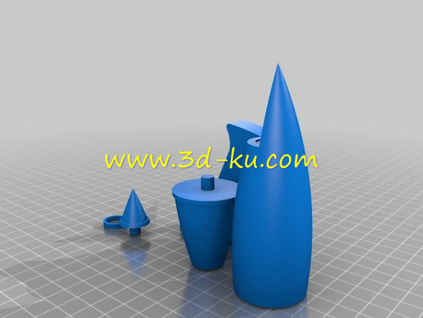 尖头激光枪模型的图片2