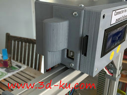 3D打印模型标量电子箱侧连接器的图片