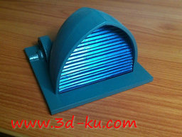 3D打印模型沙丘造型的风机的图片