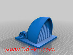 3D打印模型沙丘造型的风机的图片