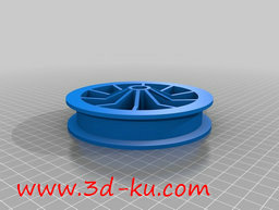 3D打印模型购物车车轮的图片