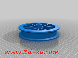 3D打印模型购物车车轮的图片