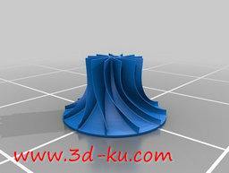 3D打印模型汽轮漩涡的图片
