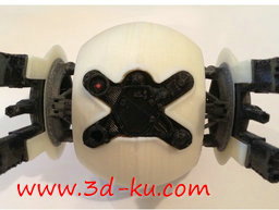 3D打印模型X后卫机器人的图片