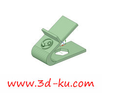 3D打印模型蒸汽控制器支架的图片