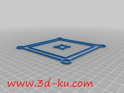 3D打印模型床水平校准对象的图片