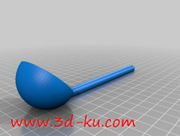 3D打印模型长柄测量勺子的图片