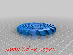 3D打印模型旋转双球轴承的图片