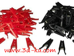 3D打印模型简易夹子的图片