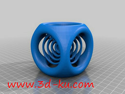 3D打印模型沦陷的圆圈的图片