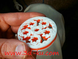 3D打印模型开心六角花轮的图片