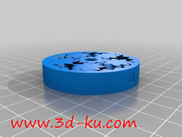 3D打印模型开心六角花轮的图片