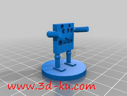 3D打印模型海绵宝宝机器人的图片
