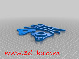 3D打印模型三足缠绕卷线轴的图片