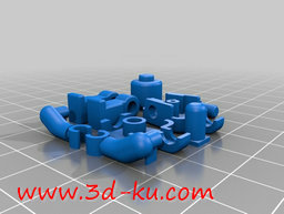 3D打印模型可移动的机器人的图片