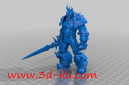3D打印模型rthas the Lich King的图片