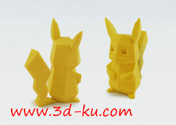 3D打印模型Pokémon Go皮卡丘的图片