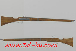 3D打印模型火绳步枪的图片